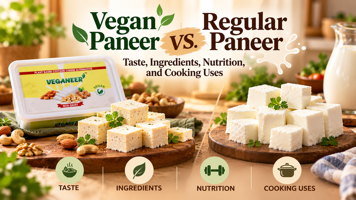 Vegan Paneer vs. Regular Paneer: Taste, Ingredients, Nutrition, and Cooking Uses